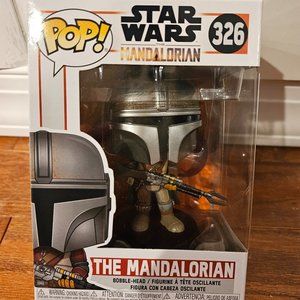 New Funko Pop!: Star Wars - THE MANDALORIAN Vinyl Bobble Head 326